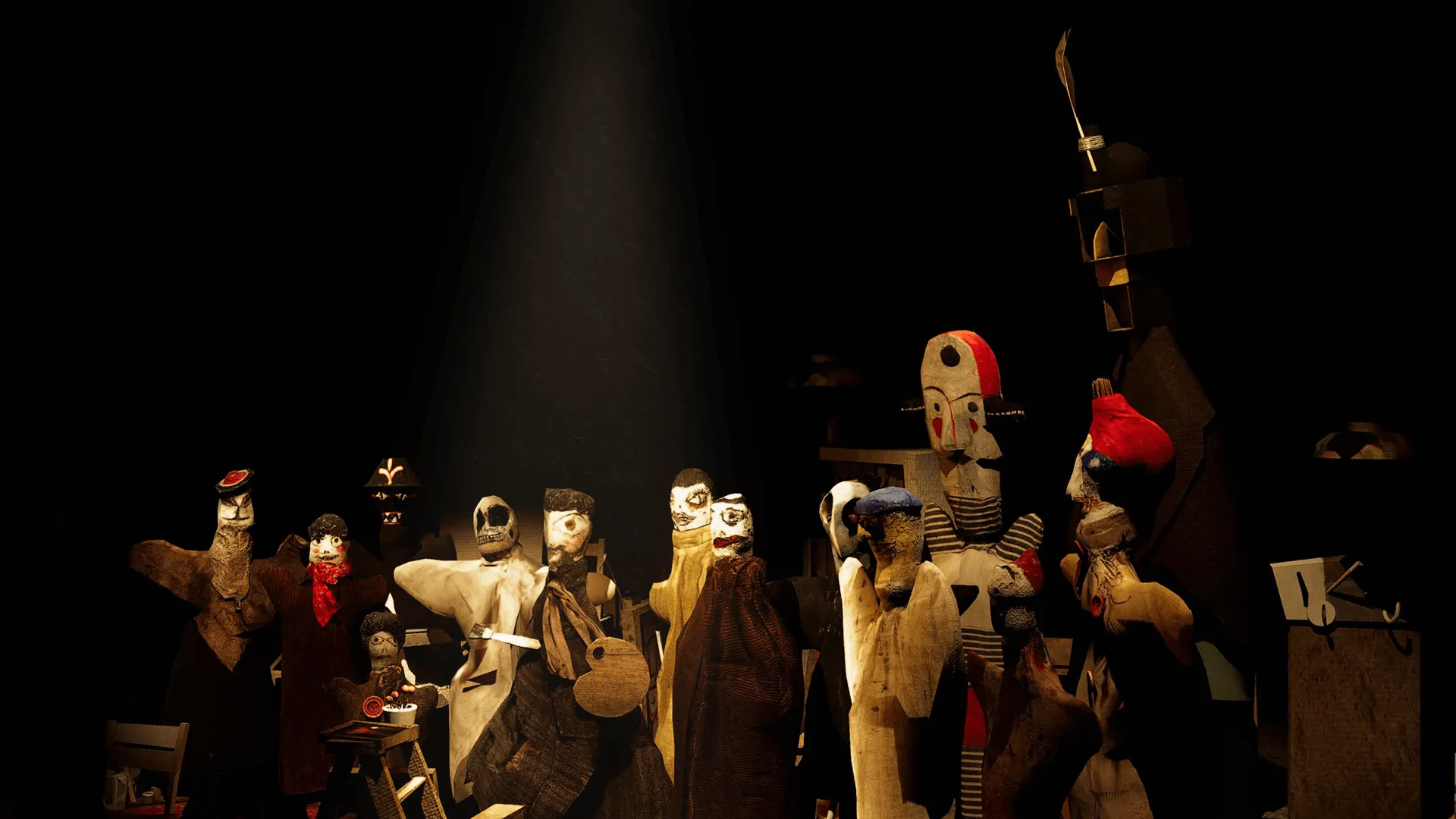 Images du film en réalité virtuelle "Marionnettes, Paul Klee", quatrième épisode de la série Hors-Cadre développée par le studio animation suisse DNA Studios 03