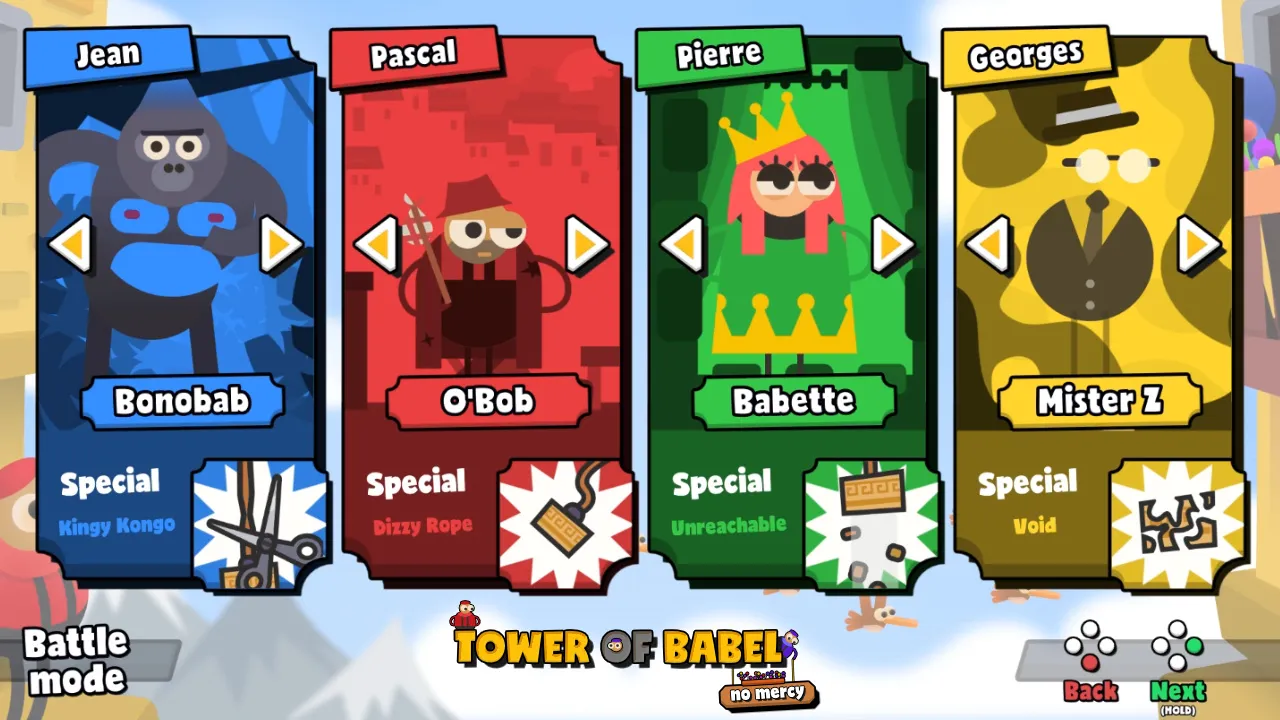 Images du jeu vidéo "Tower of Babel - no mercy" sur Nintendo Switch développé par DNA Studios entreprise suisse de jeu vidéo 04