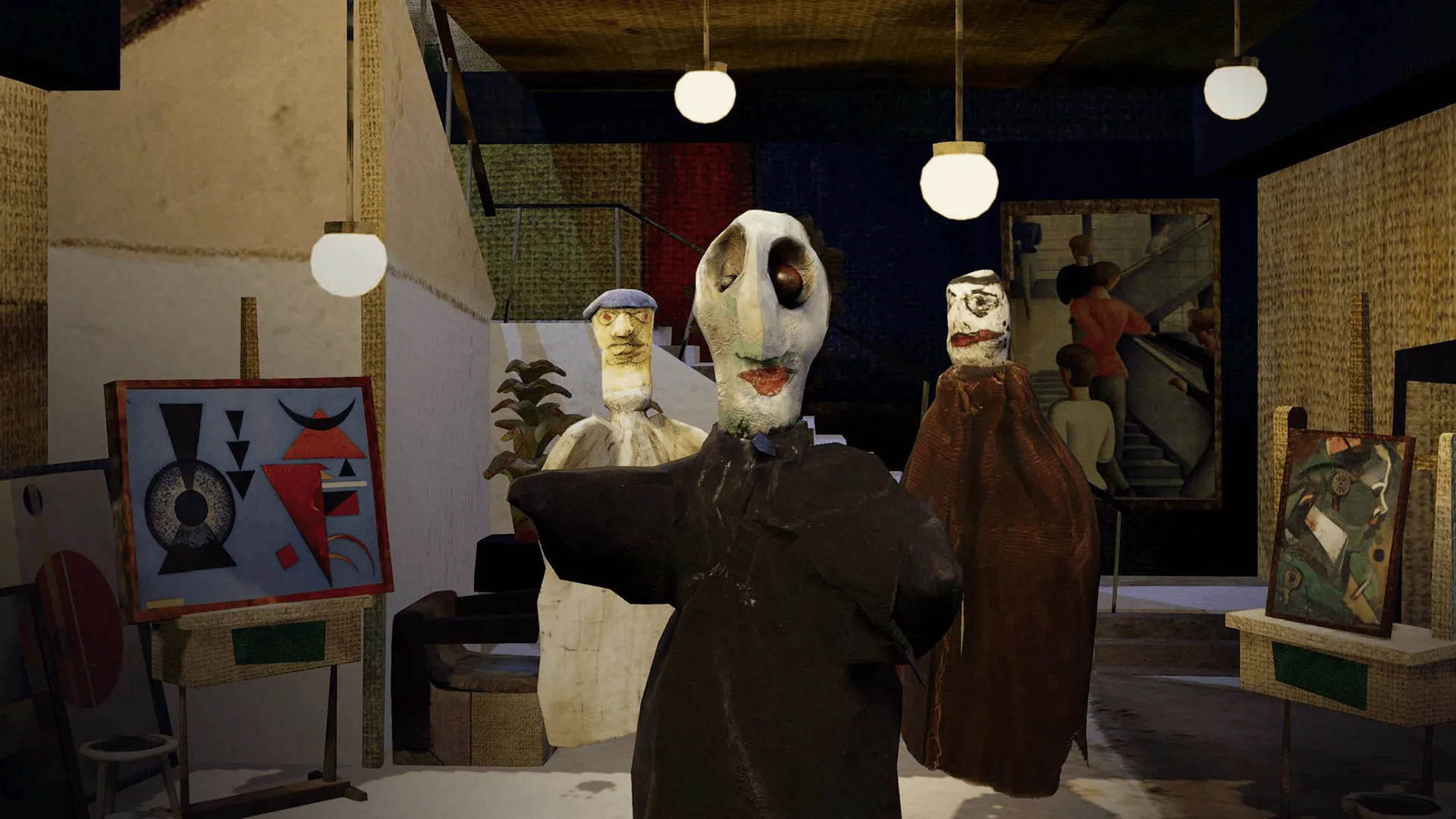 Images du film en réalité virtuelle "Marionnettes, Paul Klee", quatrième épisode de la série Hors-Cadre développée par le studio animation suisse DNA Studios 05