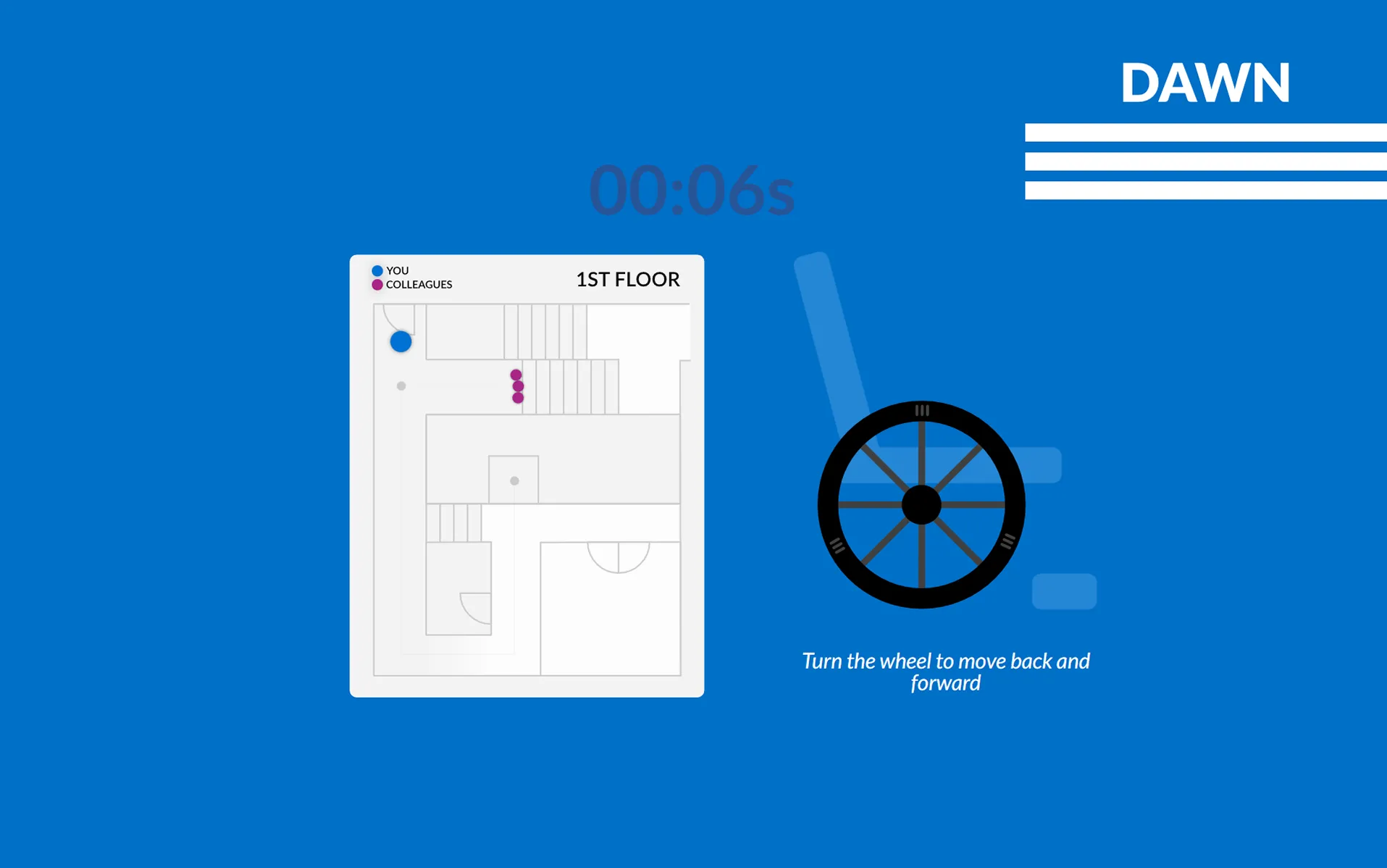 Images du jeu vidéo promotionnel "DAWN" développé par les spécialistes du jeu vidéo sérieux DNA Studios 05