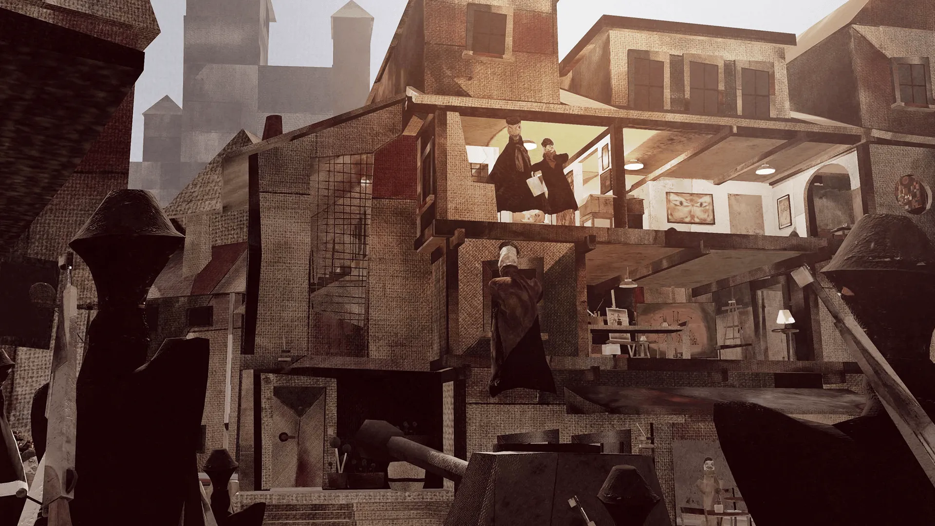 Images du film en réalité virtuelle "Marionnettes, Paul Klee", quatrième épisode de la série Hors-Cadre développée par le studio animation suisse DNA Studios 06