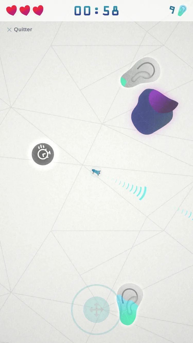 Images du jeu vidéo "Megaphone" pour la promotion de l association FOPIS 02