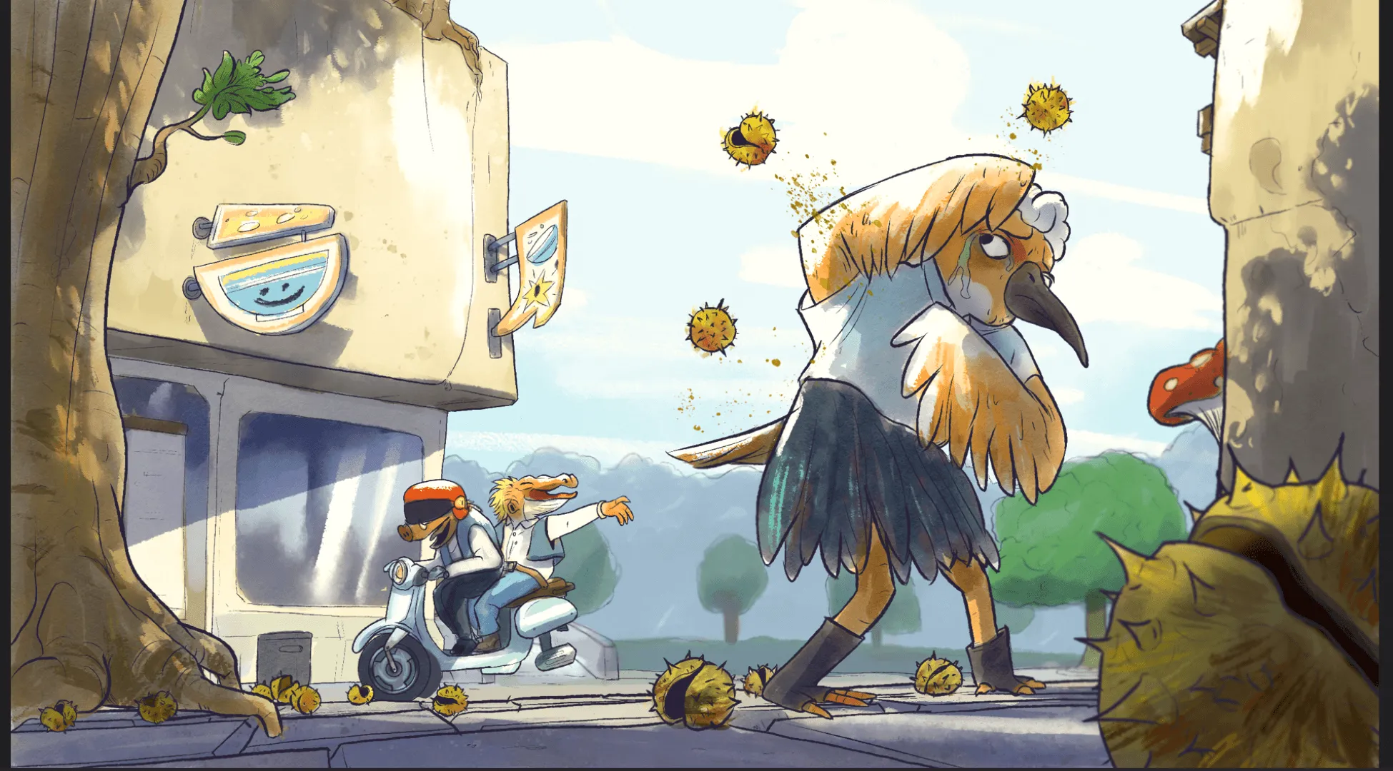 Images du jeu vidéo sérieux "ALTernatives" pour la sensibilisation et la prévention de la violence domestique en Suisse 05