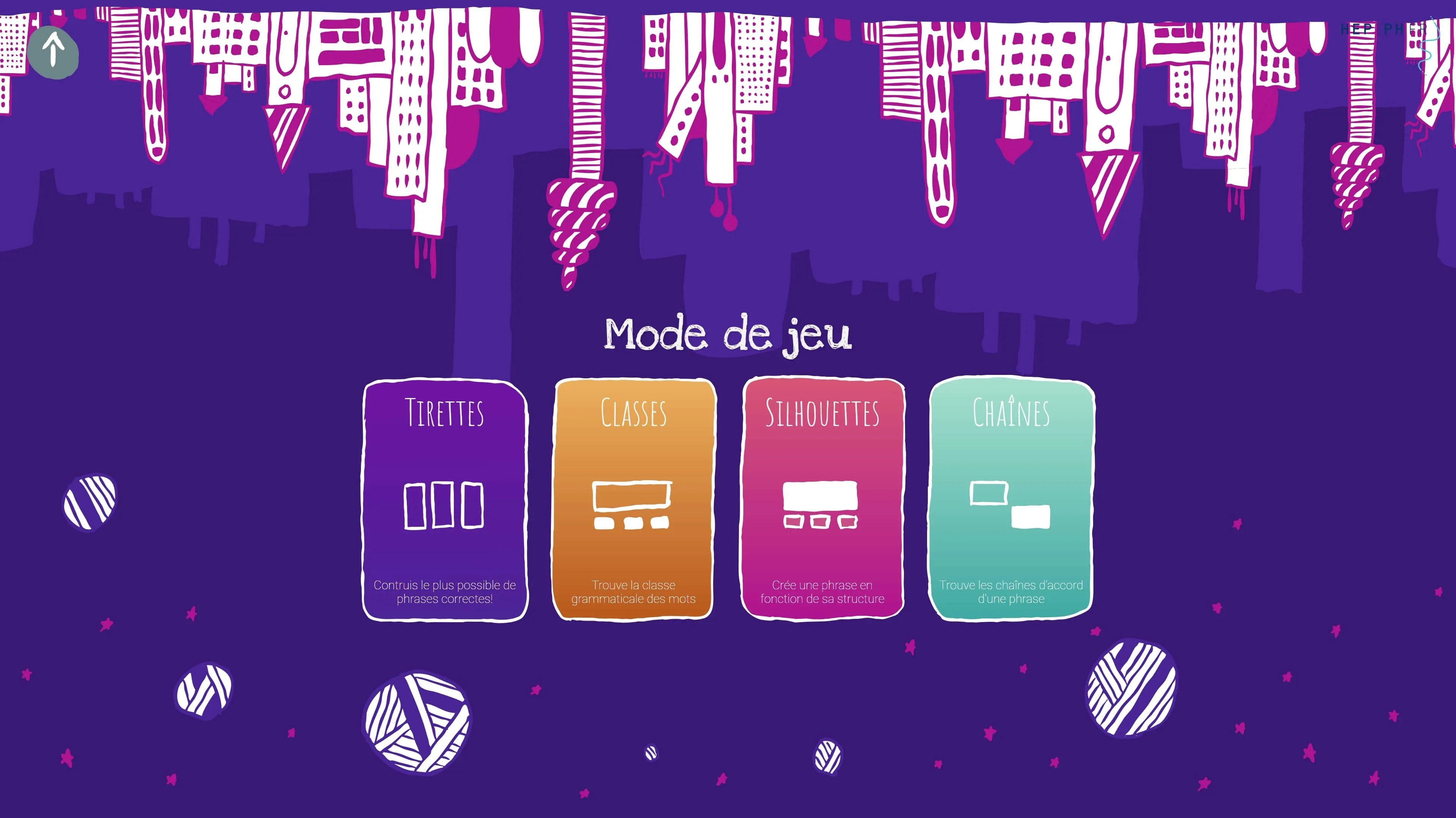 Images du jeu sérieux "La Famille Gram" développé par notre entreprise spécialiste des jeux vidéo DNA Studios pour apprendre à construire des phrases en jouant 03