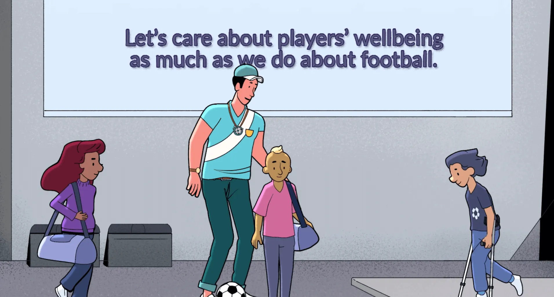 Images des modules e-learning "Safeguarding Children" développé pour UEFA et Terre des Hommes par agence e-learning DNA Studios 04