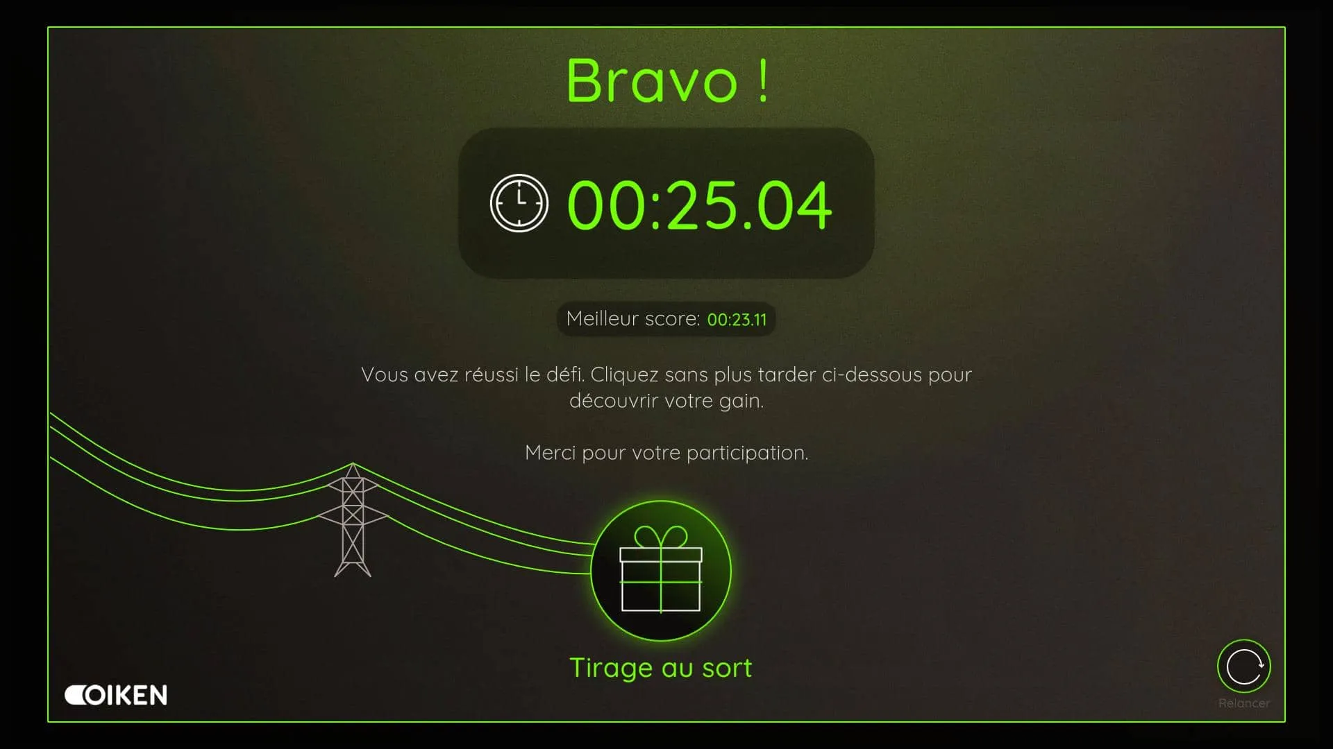 Images du jeu vidéo concours "Beeper" développé pour animer vos événements par une entreprise suisse DNA Studios 02