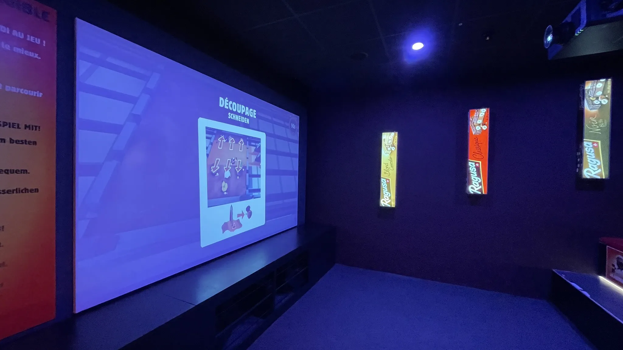 Images du jeu vidéo multijoueur "Incorrigible VS Incorrigible" développé par DNA Studios pour la Maison Camille Bloch et les 80 ans du chocolat Ragusa 08