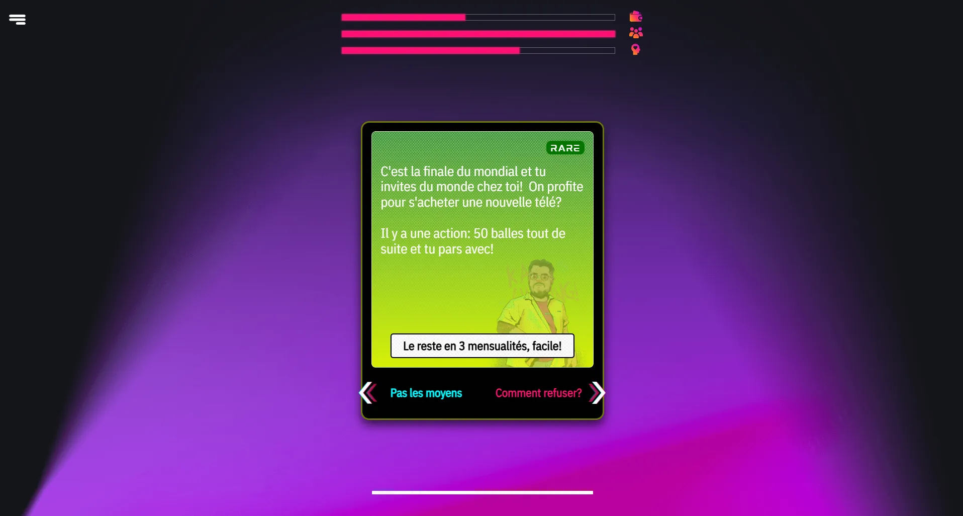 Images du jeu vidéo concours "Beeper" développé pour animer vos événements par une entreprise suisse DNA Studios 05