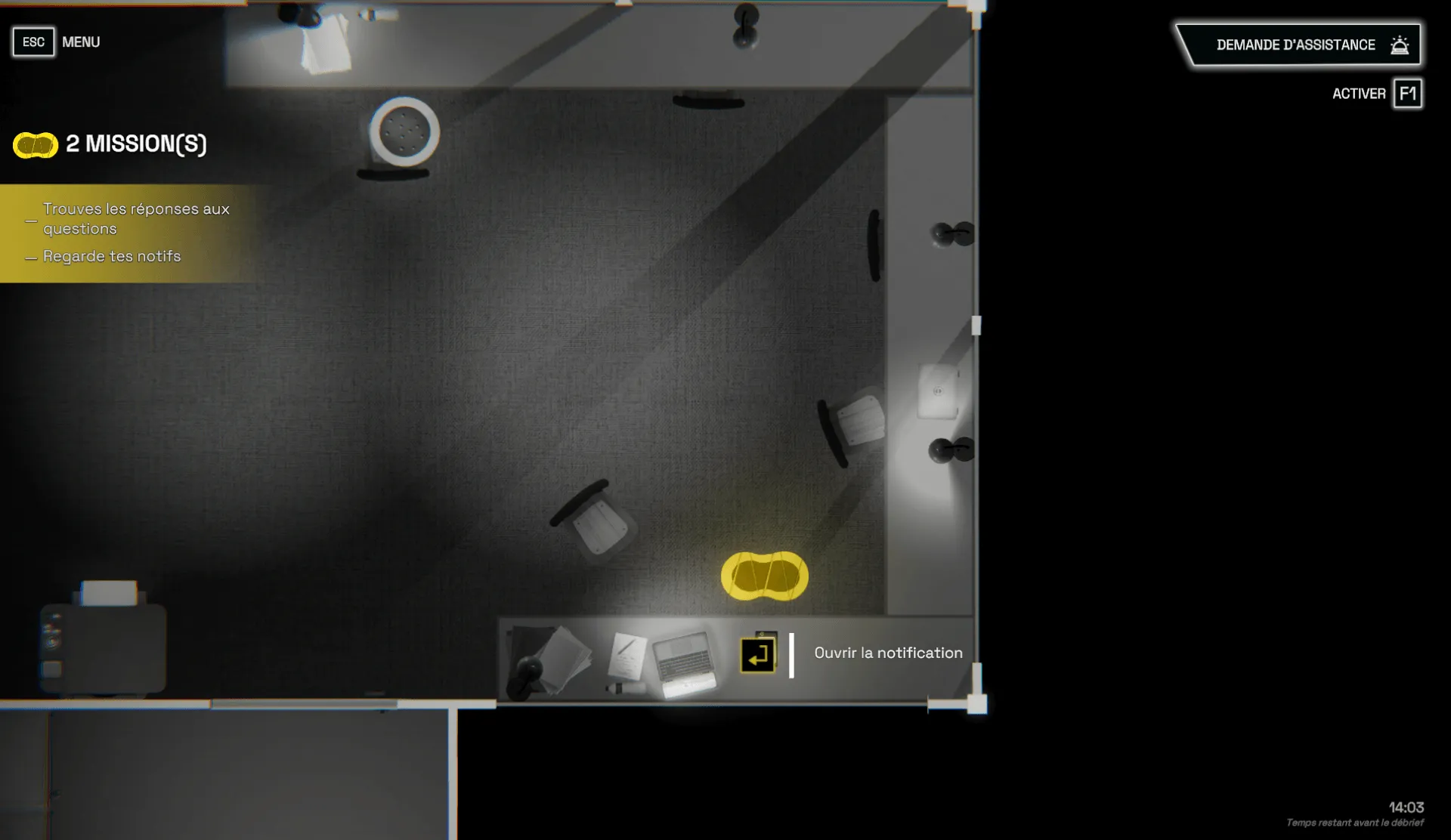 Images du jeu vidéo sérieux "ALTernatives" pour la sensibilisation et la prévention de la violence domestique en Suisse 04